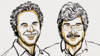 Victor Ambros et Gary Ruvkun, lauréats du prix Nobel de médecine 2024. © Nobel Prize Outreach